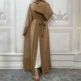 FeelModest Polka Dot Beige Open Abaya-Abaya > Dubai Abaya > Modest > Abaya Online > Open Abaya > Closed Abaya > Modanisa > Abayabuth > Abaya UK > Hijab > Muslim Dress > Modest Dress > Grey Abaya > Plain Abaya > FeelModest > Abaya Buth > White Abaya > Silk Abaya-Feelmodest