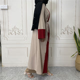 FeelModest Beige Kimono Open Abaya-Abaya > Dubai Abaya > Modest > Abaya Online > Open Abaya > Closed Abaya > Modanisa > Abayabuth > Abaya UK > Hijab > Muslim Dress > Modest Dress > Grey Abaya > Plain Abaya > FeelModest > Abaya Buth > White Abaya-Feelmodest
