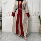 FeelModest Beige Kimono Open Abaya