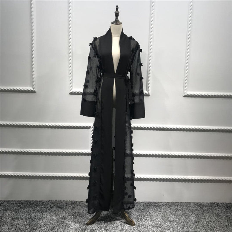MissLayla Black Open Abaya-Abaya > Dubai Abaya > Modest > Abaya Online > Open Abaya > Closed Abaya > Modanisa > Abayabuth > Abaya UK > Hijab > Muslim Dress > Modest Dress > Grey Abaya > Plain Abaya > FeelModest > Layered Open Abaya > Lace Abaya > Cheap Abaya > UK Abaya-Feelmodest