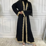 MissModesty Premium Black Open Abaya