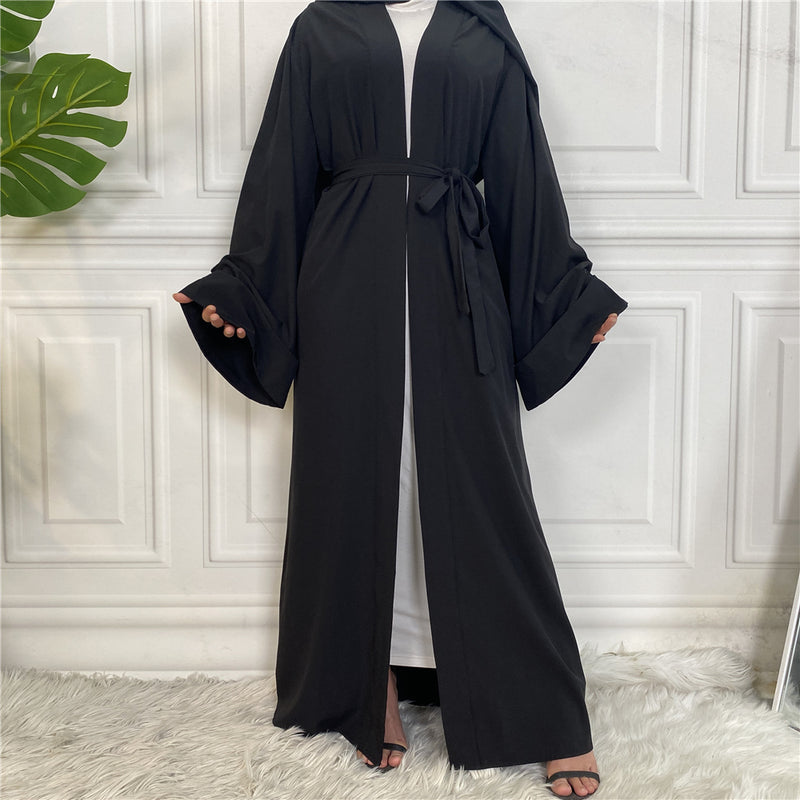 MissModesty Black Open Abaya-Abaya-Feelmodest
