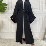 MissModesty Black Open Abaya