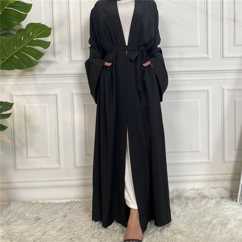 MissModesty Black Open Abaya-Abaya-Feelmodest