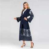 FeelModest Navy Kimono Open Abaya-Abaya > Dubai Abaya > Modest > Abaya Online > Open Abaya > Closed Abaya > Modanisa > Abayabuth > Abaya UK > Hijab > Muslim Dress > Modest Dress > Grey Abaya > Plain Abaya > FeelModest > Layered Abaya > Abaya Buth-Feelmodest