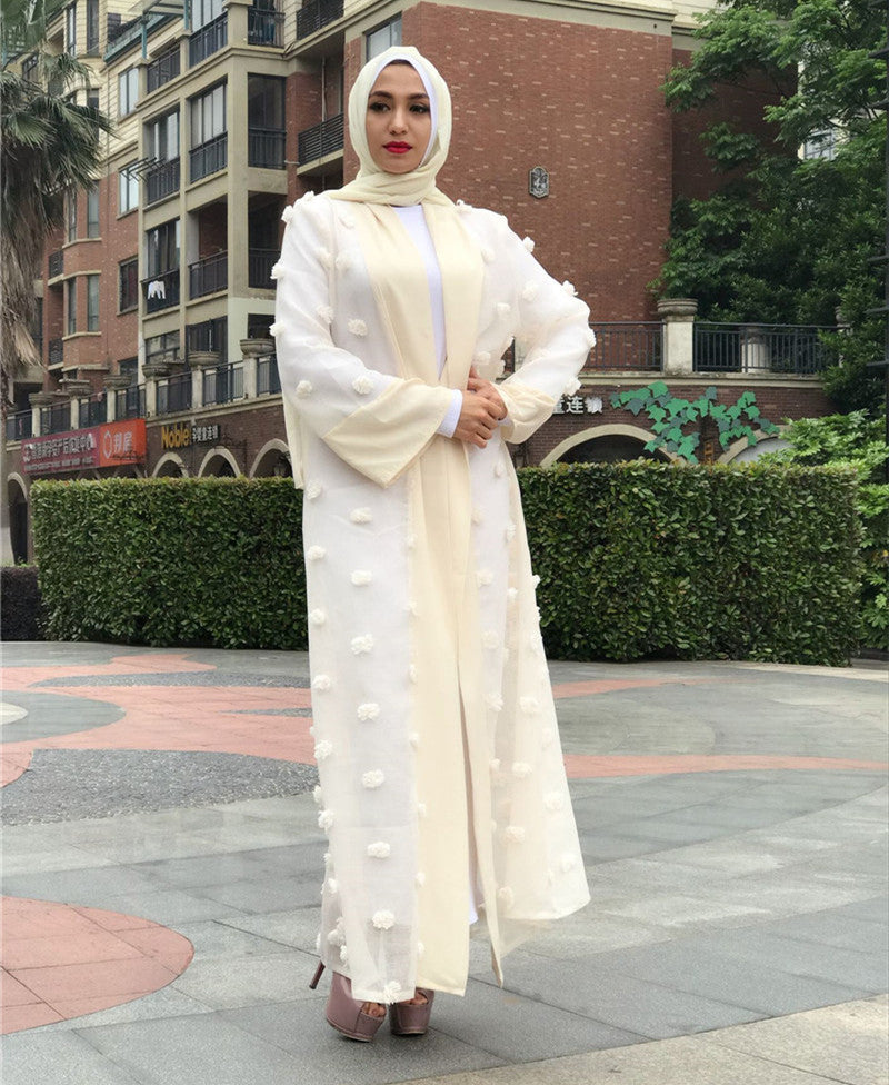 MissLayla Cream Open Abaya-Abaya > Dubai Abaya > Modest > Abaya Online > Open Abaya > Closed Abaya > Modanisa > Abayabuth > Abaya UK > Hijab > Muslim Dress > Modest Dress > Grey Abaya > Plain Abaya > FeelModest > Layered Open Abaya > Lace Abaya > Cheap Abaya > UK Abaya-Feelmodest