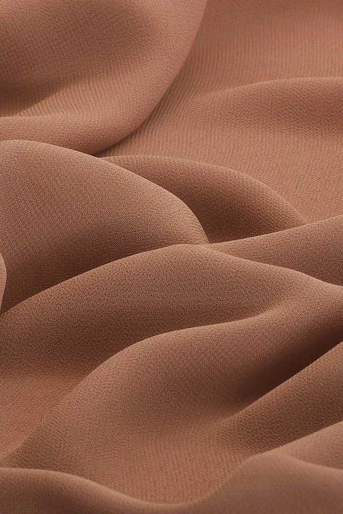 FeelModest Chiffon Hijab - Chestnut-Hijab-Feelmodest