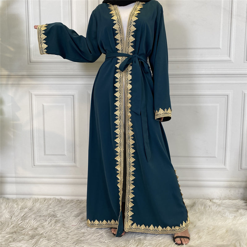 MissModesty Premium Sage Open Abaya-Abaya > Dubai Abaya > Modest > Abaya Online > Open Abaya > Closed Abaya > Modanisa > Abayabuth > Abaya UK > Hijab > Muslim Dress > Modest Dress > Grey Abaya > Plain Abaya > FeelModest > Chiffon Hijab > Abaya Buth > Abayabuth Abaya > UK Abaya-Feelmodest