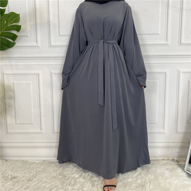 Classic Closed Abaya - Choose Colour-Abaya > Dubai Abaya > Modest > Abaya Online > Open Abaya > Closed Abaya > Modanisa > Abayabuth > Abaya UK > Hijab > Muslim Dress > Modest Dress > Grey Abaya > Plain Abaya > FeelModest > Layered Abaya > Abayatopia-Feelmodest