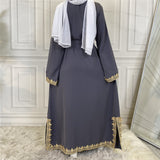MissModesty Premium Grey Open Abaya-Abaya > Dubai Abaya > Modest > Abaya Online > Open Abaya > Closed Abaya > Modanisa > Abayabuth > Abaya UK > Hijab > Muslim Dress > Modest Dress > Grey Abaya > Plain Abaya > FeelModest > Chiffon Hijab > Abaya Buth > Abayabuth Abaya > UK Abaya-Feelmodest