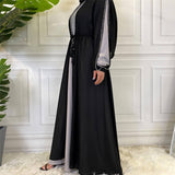 MissModesty Grey Classic Pearls Abaya-Abaya > Dubai Abaya > Modest > Abaya Online > Open Abaya > Closed Abaya > Modanisa > Abayabuth > Abaya UK > Hijab > Muslim Dress > Modest Dress > Grey Abaya > Plain Abaya > FeelModest > Layered Abaya > Abayabuth-Feelmodest
