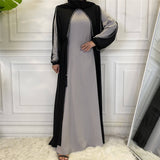 MissModesty Grey Classic Pearls Abaya-Abaya > Dubai Abaya > Modest > Abaya Online > Open Abaya > Closed Abaya > Modanisa > Abayabuth > Abaya UK > Hijab > Muslim Dress > Modest Dress > Grey Abaya > Plain Abaya > FeelModest > Layered Abaya > Abayabuth-Feelmodest