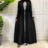 MissModesty Grey Classic Pearls Abaya-Abaya > Dubai Abaya > Modest > Abaya Online > Open Abaya > Closed Abaya > Modanisa > Abayabuth > Abaya UK > Hijab > Muslim Dress > Modest Dress > Grey Abaya > Plain Abaya > FeelModest > Layered Abaya > Abayabuth-Feelmodest