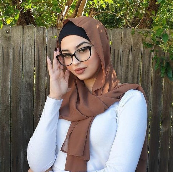 FeelModest Chiffon Hijab - Heavenly Brown-Hijab-Feelmodest