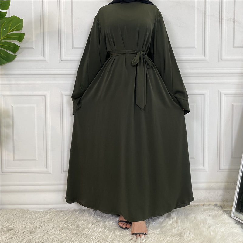 Classic Khaki Closed Abaya-Abaya > Dubai Abaya > Modest > Abaya Online > Open Abaya > Closed Abaya > Modanisa > Abayabuth > Abaya UK > Hijab > Muslim Dress > Modest Dress > Grey Abaya > Plain Abaya > FeelModest > Pink Abaya >Eid Outfit > Beige Abaya >Abayatopia-Feelmodest