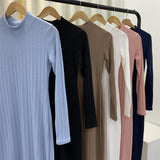 MissBarawa Navy Classic Knitted Dress-Abaya > Dubai Abaya > Modest > Abaya Online > Open Abaya > Closed Abaya > Modanisa > Abayabuth > Abaya UK > Hijab > Muslim Dress > Modest Dress > Grey Abaya > Plain Abaya > FeelModest > Abaya Buth > White Abaya > Slip Dress > Abaya Dress-Feelmodest