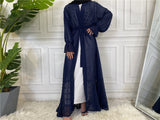 FeelModest Chiffon Open Abaya-Abaya > Dubai Abaya > Modest > Abaya Online > Open Abaya > Closed Abaya > Modanisa > Abayabuth > Abaya UK > Hijab > Muslim Dress > Modest Dress > Grey Abaya > Plain Abaya > FeelModest > Layered Abaya-Feelmodest