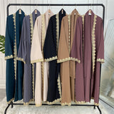 FeelModest Premium Sage Open Abaya-Abaya > Dubai Abaya > Modest > Abaya Online > Open Abaya > Closed Abaya > Modanisa > Abayabuth > Abaya UK > Hijab > Muslim Dress > Modest Dress > Grey Abaya > Plain Abaya > FeelModest > Chiffon Hijab > Abaya Buth > Abayabuth Abaya > UK Abaya-Feelmodest