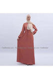 MissModesty Carol Red Dress-Dress-Feelmodest