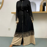 MissModesty Zipper Close Abaya-Abaya > Dubai Abaya > Modest > Abaya Online > Open Abaya > Closed Abaya > Modanisa > Abayabuth > Abaya UK > Hijab > Muslim Dress > Modest Dress > Grey Abaya > Plain Abaya > FeelModest-Feelmodest