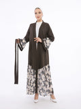 MissKarima Damask Print Open Abaya-Abaya > Dubai Abaya > Modest > Abaya Online > Open Abaya > Closed Abaya > Modanisa > Abayabuth > Abaya UK > Hijab > Muslim Dress > Modest Dress > Grey Abaya > Plain Abaya > FeelModest > Pink Abaya >Eid Outfit > Beige Abaya-Feelmodest