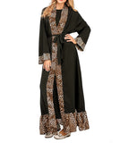 FeelModest Vintage Leopard Print Abaya