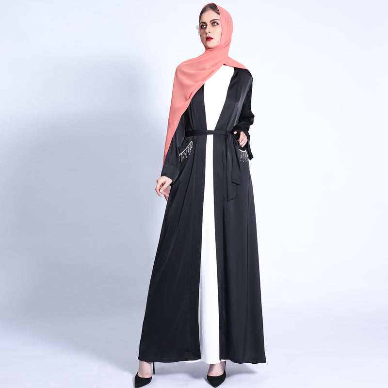 Jameel Classic Black Open Abaya-Abaya > Dubai Abaya > Modest > Abaya Online > Open Abaya > Closed Abaya > Modanisa > Abayabuth > Abaya UK > Hijab > Muslim Dress > Modest Dress > Grey Abaya > Plain Abaya > FeelModest > Abaya Buth > White Abaya-Feelmodest