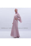 Modest Light Pink Dress-Dress-Feelmodest