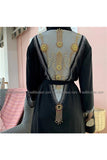 FeelModest Black Open Abaya-Abaya-Feelmodest