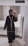 FeelModest Embroidery Open Abaya