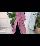 Classic Beige Open Abaya
