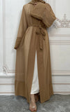 FeelModest Polka Dot Beige Open Abaya-Abaya > Dubai Abaya > Modest > Abaya Online > Open Abaya > Closed Abaya > Modanisa > Abayabuth > Abaya UK > Hijab > Muslim Dress > Modest Dress > Grey Abaya > Plain Abaya > FeelModest > Abaya Buth > White Abaya > Silk Abaya-Feelmodest
