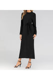 MissModesty Black Maxi Dress-Dress-Feelmodest