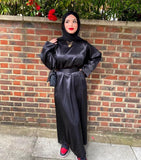 Satin Black Closed Abaya-Abaya > Dubai Abaya > Modest > Abaya Online > Open Abaya > Closed Abaya > Modanisa > Abayabuth > Abaya UK > Hijab > Muslim Dress > Modest Dress > Grey Abaya > Plain Abaya > FeelModest > Abaya Buth > White Abaya > Silk Abaya > Satin Abaya-Feelmodest