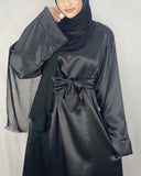 Silky Satin Closed Abaya-Abaya > Dubai Abaya > Modest > Abaya Online > Open Abaya > Closed Abaya > Modanisa > Abayabuth > Abaya UK > Hijab > Muslim Dress > Modest Dress > Grey Abaya > Plain Abaya > FeelModest > Abaya Buth > White Abaya > Silk Abaya > Satin Abaya-Feelmodest