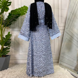 FeelModest Elegant Tassel Open Abaya-Abaya > Dubai Abaya > Modest > Abaya Online > Open Abaya > Closed Abaya > Modanisa > Abayabuth > Abaya UK > Hijab > Muslim Dress > Modest Dress > Grey Abaya > Plain Abaya > FeelModest > UK Abaya > Cheap Abaya Online-Feelmodest