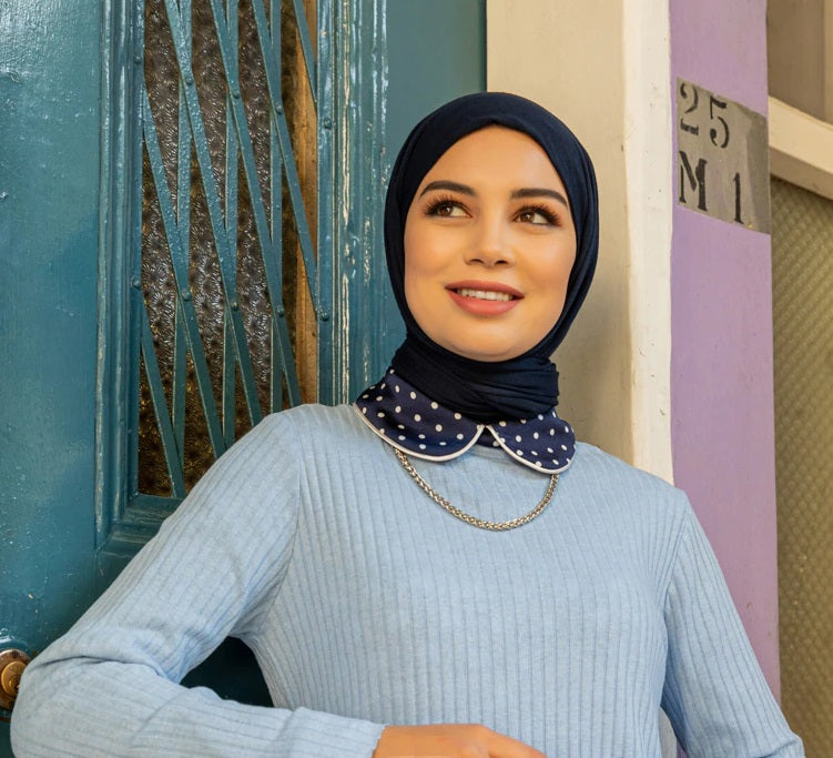 MissTavin Blue Knitted Modest Dress-Abaya > Dubai Abaya > Modest > Abaya Online > Open Abaya > Closed Abaya > Modanisa > Abayabuth > Abaya UK > Hijab > Muslim Dress > Modest Dress > Grey Abaya > Plain Abaya > FeelModest > Abaya Buth > White Abaya > Knitt Dress > Abaya Buth-Feelmodest