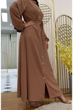 MissModesty Brown Long Dress
