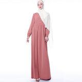 FeelModest Long Carol Red Dress