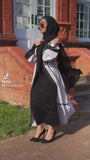 FeelModest Grey Open Abaya - Ready to Dispatch