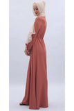 MissModesty Carol Red Dress-Dress-Feelmodest