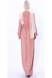 MissModesty Pink Stylish Dress-Dress-Feelmodest