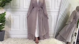 MissModesty Classic Beige Open Abaya