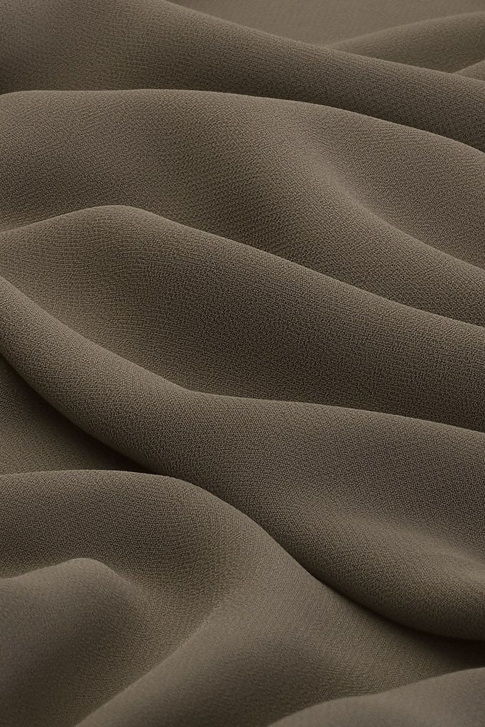 FeelModest Sand Grey Chiffon Hijab-Hijab-Feelmodest