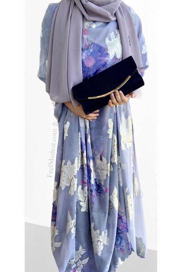 Grey Fransawi Dirac-Dirac > Somali Dirac > Fransawi Dirac > Somali Dress > Wedding Dress > Somali Wedding Dress > Fransawi-Feelmodest
