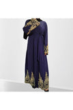 MissModesty Floral Navy Open Abaya-Abaya-Feelmodest