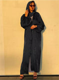 Classic Silk Satin Black Open Abaya-Abaya > Dubai Abaya > Modest > Abaya Online > Open Abaya > Closed Abaya > Modanisa > Abayabuth > Abaya UK > Hijab > Muslim Dress > Modest Dress > Grey Abaya > Plain Abaya > FeelModest > Abaya Buth > White Abaya > Silk Abaya-Feelmodest
