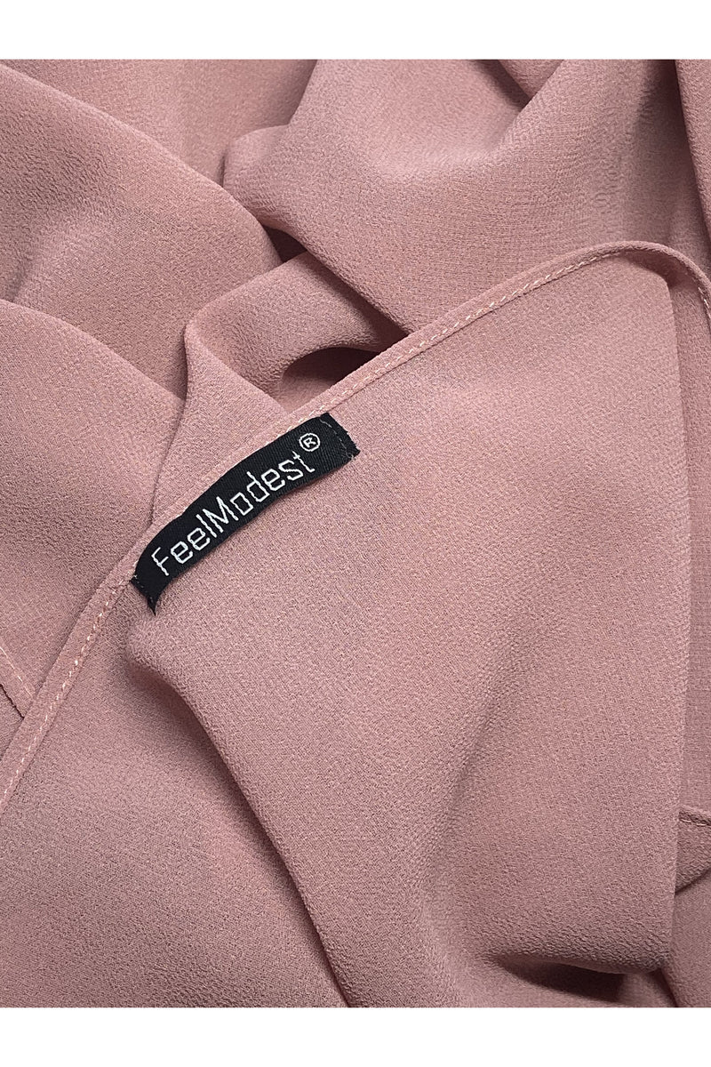 FeelModest Chiffon Hijab - Light Pink-Hijab-Feelmodest