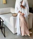 MissModesty Classic White Open Abaya-Abaya > Dubai Abaya > Abayatopia > Abaya Online > Open Abaya > Closed Abaya > Modanisa > Abayabuth > Abaya UK > Hijab > Muslim Dress > Modest Dress > Grey Abaya > Plain Abaya > FeelModest > Abaya Buth > White Abaya-Feelmodest