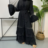 MissModesty Black Pearl Open Abaya-Abaya > Dubai Abaya > Abayatopia > Abaya Online > Open Abaya > Closed Abaya > Modanisa > Abayabuth > Abaya UK > Hijab > Muslim Dress > Modest Dress > Grey Abaya > Plain Abaya > FeelModest > Abaya Buth > White Abaya > pearl abaya-Feelmodest